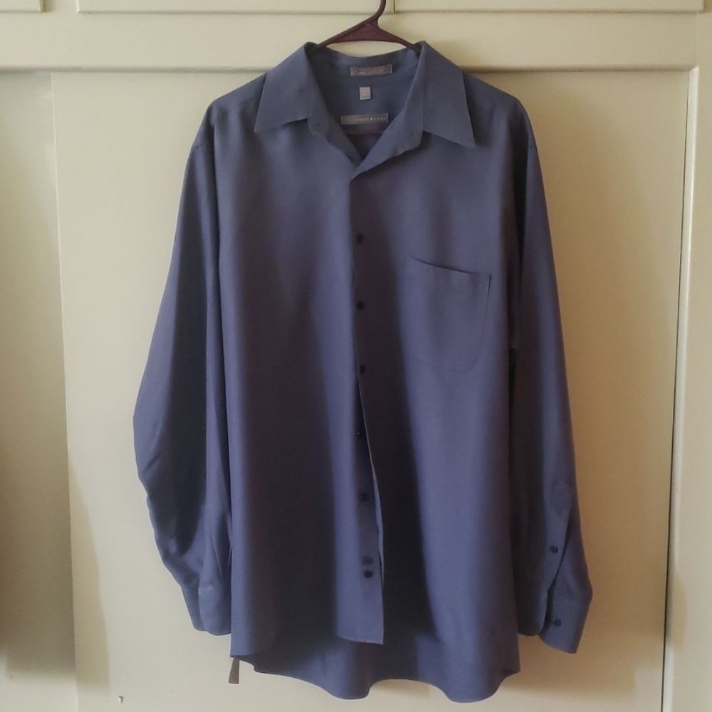 Blue Geoffrey Beene shirt  sz 16 1/2, 34/35
